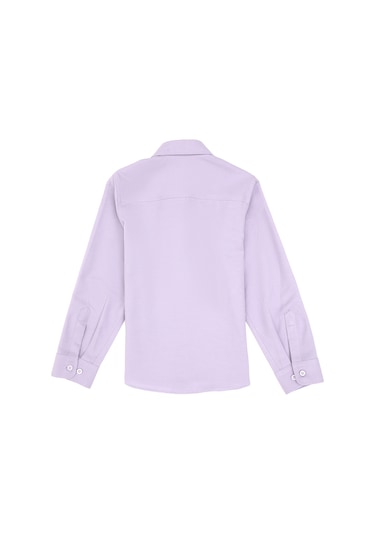 U.S. Polo Assn. Kız Çocuk Lila Uzun Kollu Basic Gömlek 50317629-VR245