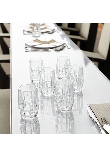 Kosova Kristal 6'lı Kahve Yanı Sunum 7 Cm Şeffaf