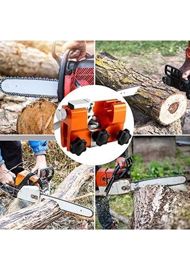 Vkemall El İle Zincir Kesici Kesici Ayna Takımı - Taşınabilir Ev Tipi 3 Taşlı Alüminyum Zirkonyum Zımpara Aleti