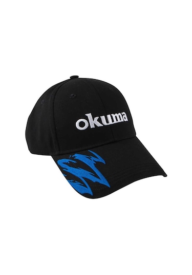 Okuma Motif Cotton Şapka Som00004079 Siyah