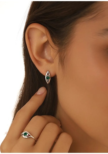 Serebranyj Dom Doğal Akik Taşlı 925 Ayar Gümüş Yüzük 194848042 Gri