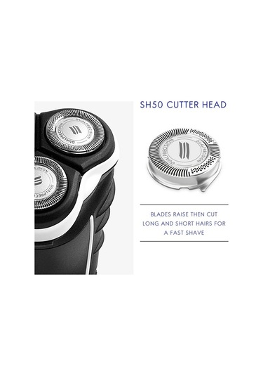 Joyhub Philips S5000 S5420 S5380 S5351 İçin 6'lı Sh50 Yedek Tıraş Başlığı Tıraş Makinesi Yedek Başlığı Lah13e