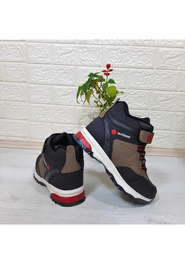 Wısco 056 Vizon Renk Cırtlı Kürklü Erkek Çocuk Bot 001