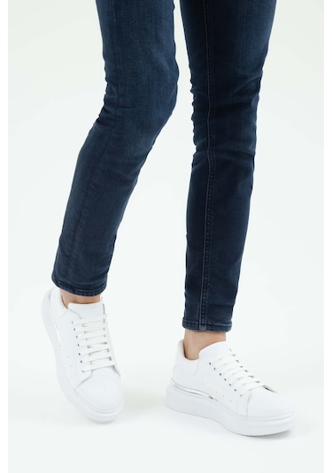 Tamer Tanca Erkek Vegan Beyaz Sneakers & Spor Ayakkabı 804 642 Erk Ayk Sk22/23 Beyaz