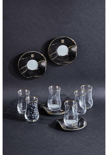 Neva N3254 Marble Plus 6 Kişilik Çay Seti