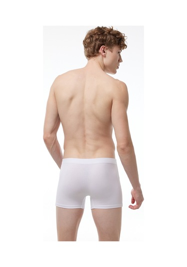 Malabadi Erkek Beyaz 5 Li Pamuk Elastan Boxer 5m074 Beyaz