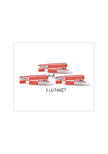 Peligom Sıvı Yapıştırıcı No 11 90 Gr 3 Lü Paket