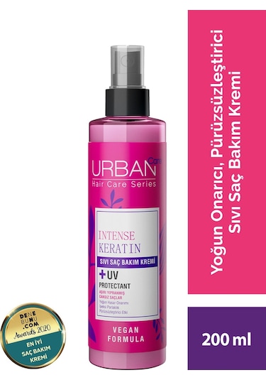 Urban Care İntense Keratin Onarıcı & Pürüzsüzleştirici Sıvı Saç Kremi 200 ML