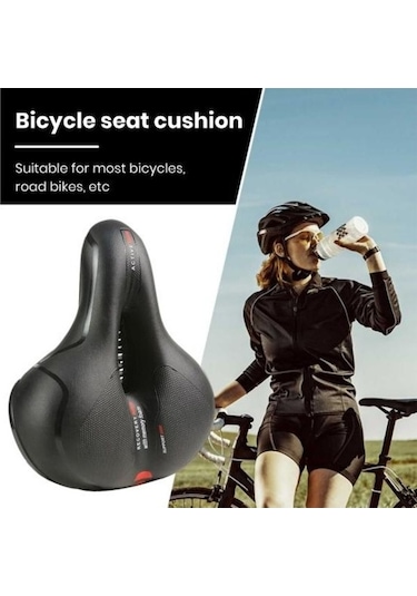 Pazly Geniş Sarı Hafızalı Köpük Bisiklet Koltuğu, Şok Emme, Yansıtıcı Şerit, Rahat Oturma, Bisiklet Selesi Uyumlusu, İç/dış Mekan Sarı