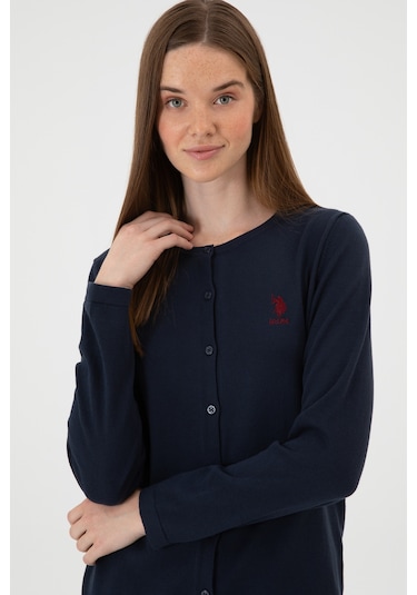 U.s. Polo Assn. Kadın Lacivert Hırka Triko 50313624-vr033 Lacivert