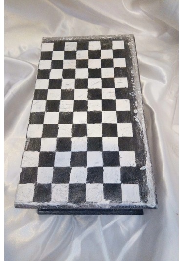 Sevgili Hediye Kutusu Dama Satranç Sevgililer Günü Ahşap El İşi Hand Made Mücevher Kutusu Orta Boy