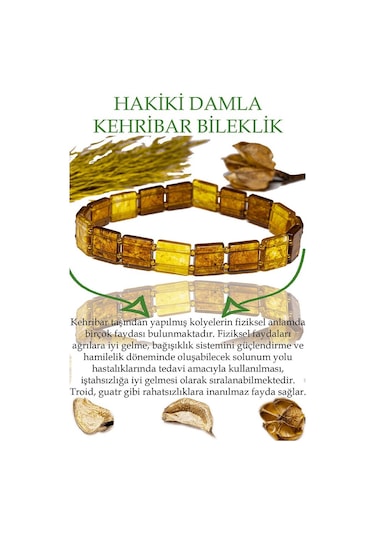Üretici Sertifikalı Sarı Şeffaf Doğal Damla Kehribar Bileklik Çok Renkli