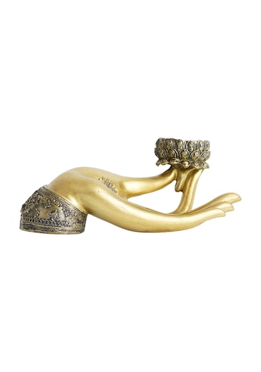 Suntek Restoran Dekorasyon Meditasyon Için Buda Mumluk Retro