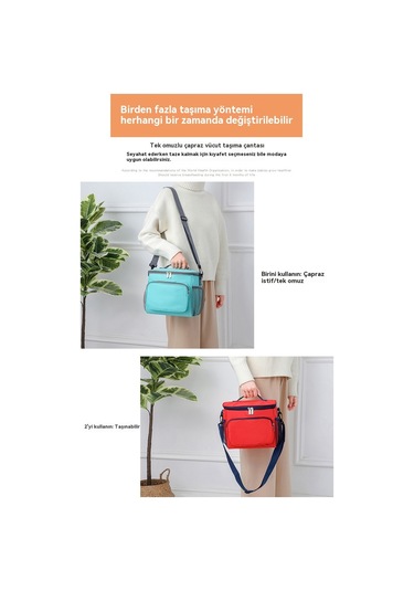 Büyükkapasiteli Taştan Olabilir Termalçanta Bentle Öğeğiçantası Açık Piknik Çantası-sarı Sarı