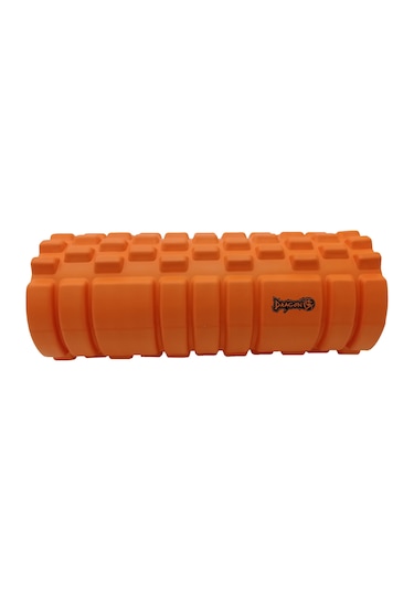 Dragon Kısa Foam Roller Tırtıklı - Masaj Köpüğü - Turuncu