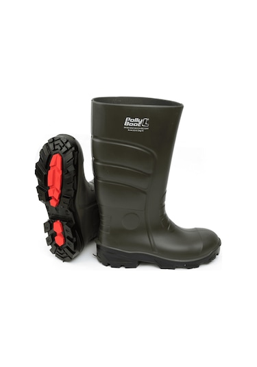 Polly Boot Vega S4 Haki Renk Çelik Burunlu Uzun