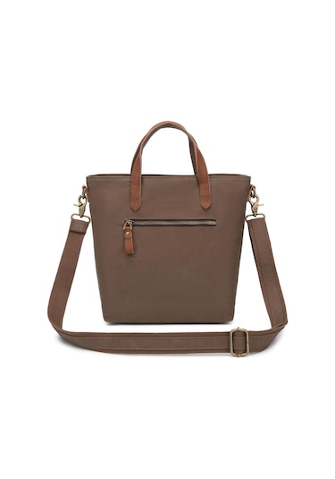 Kanvas Kumaş Kadın Çantası Elden Tutmalı Smart Bags 1328 Kahve 67132135