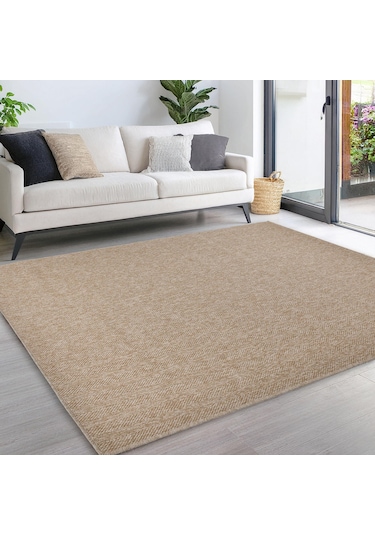 Avanos Modern Sisal Jüt Toz Vermez Yıkanabilir Balkon Bahçe Mutfak Dokuma Halı Kilim Jüt
