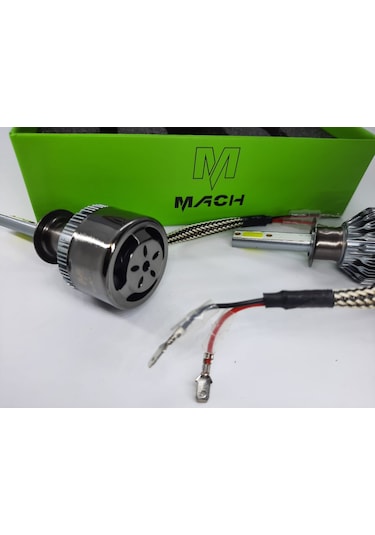 Mach H1 Beyaz Led Xenon Far Ampül Zenon Led Işık Şimşek Etkili