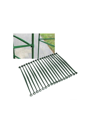 Tenfowee 36 Adet 30cm Plastik Bitki Tutucu Kolu, Tomat Ve Tırmanan Bitkiler İçin Genişletilebilir Kafes Bağlayıcı Aksesuarı