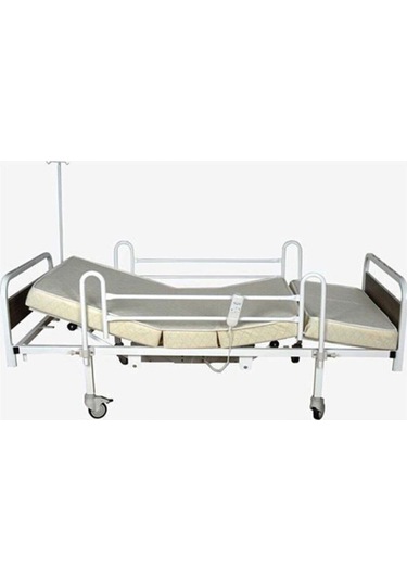 Medikaltec 2 Motorlu Hasta Karyolası + Hasta Yatağı + Baklava Dilimli Havalı Yatak Karyola