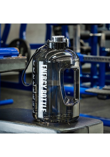 Sporcu Su Matarası 2500 Ml Siyah