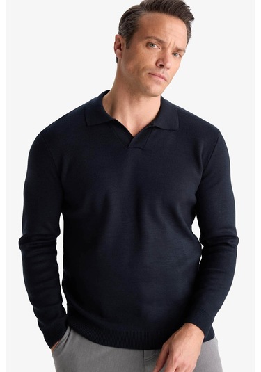 Defacto Lacivert Erkek Kazak D4046ax/nv64 Lacivert