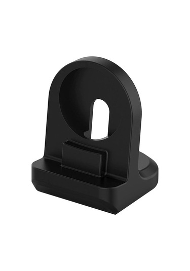 Microcase Huawei Watch 3 Pro Silikon Şarj Standı Siyah - Al2417