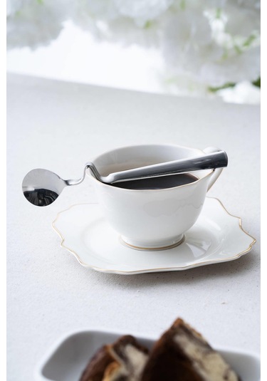 Karat Moon 2 Li Kavisli Çelik Kaşık - 16 Cm