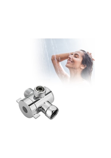 Yulong Reedark 3 Yollu Duş Başlığı Adaptörü - Kol Montajlı 1/2