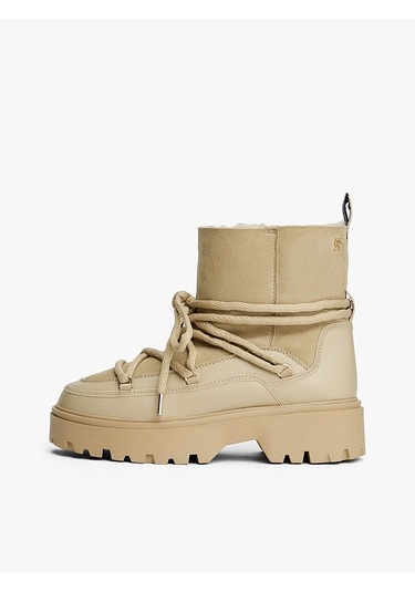 Tommy Hilfiger Kadın Bot Fw0fw08996acc Bej