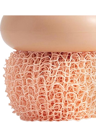 Magideal Suntek Mutfak Dayanıklı Bulaşık Temizleme Topu Pembe - 7 x 7 x 8 CM Pembe