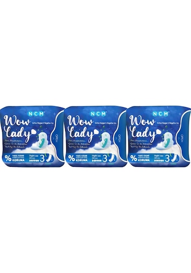 Wow Lady Gece Set 3 x 8'li