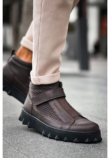 Ch103 Cst Pyramid Long Erkek Bot Kahve Çok Renkli