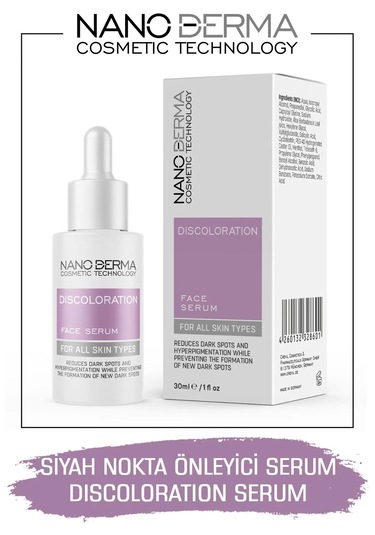 Nanoderma Siyah Nokta Serum Cilt Tonu Eşitleyici Leke Sivilce Göz