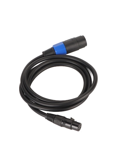 Tenfowee Xlr Dişi-speakon Dişi Profesyonel Hoparlör Kablosu - 1.8m Dj Sahne Stüdyo Ses Transferi