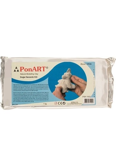Ponart Seramik Kili 500 Gr.Beyaz (PSK-1001)