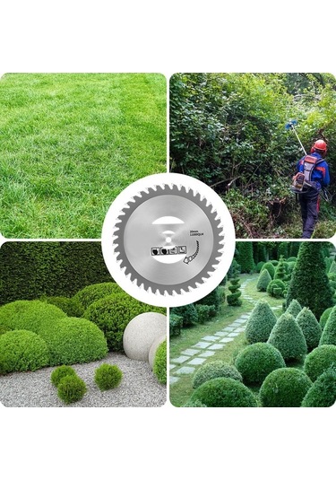 Diğer 6 İnç Manganez Çelik Çim Biçme Bıçağı - Yabani Ot Kesme Aparatı Uyumlu