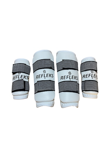 Refleks Taekwondo Kol Kaval Koruyucu Set 4 Lü Takım Beyaz