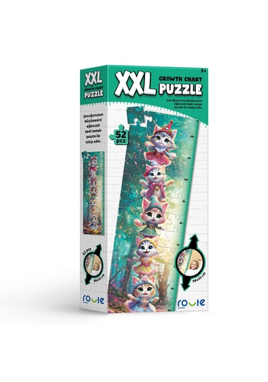 Xxl Puzzle Eğlenceli Kediler 98 33 Cm