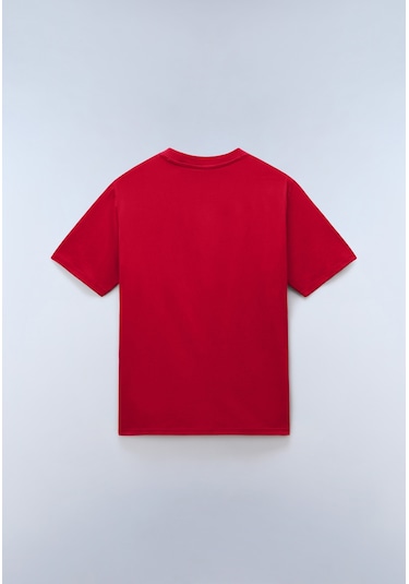 Napapijri S-small Box Ss Erkek T-shirt-31965 Kırmızı