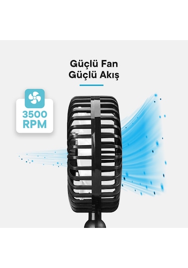 Everest Efn-504 Masa Üstü Usb  Fan