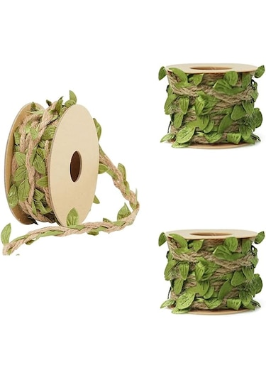 Jüt Yapraklı Şerit- 2 Metre