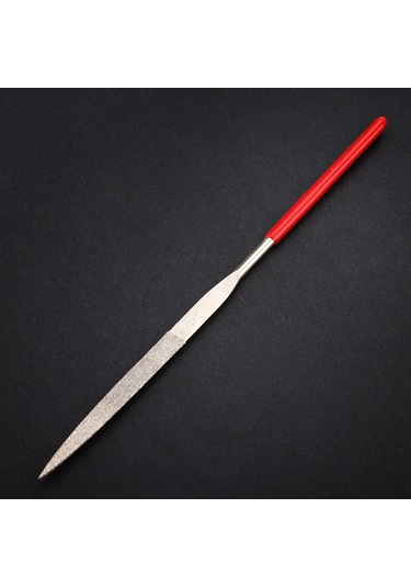 Lemestar Gitar, Keman, Guzheng İçin 10'lu Çeşitli Şekilli Metal Dosya Seti - Düz, Kare, Yuvarlak, Yarım Yuvarlak, Elips, Üçgen - Kaydırmaya Dayanıklı Kollü, Dayanıklı Zımpara Aracı