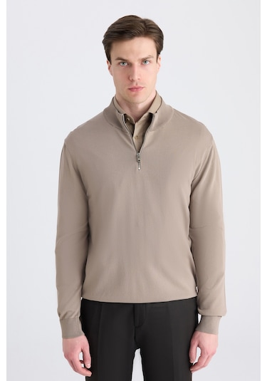 Twn Slim Fit Vizon Kazak 5ec061621232m Çok Renkli