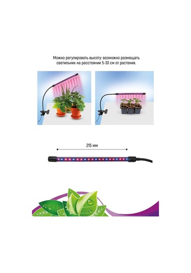 Garden Show Bitkiler İçin Uzaktan Kumandalı Mandallı Lamba 10 W 124973383 Siyah