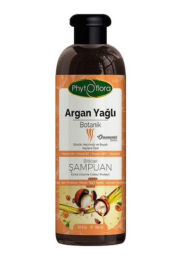 Phytoflora Tuzsuz Argan Yağlı Botanik Şampuan 400 ML
