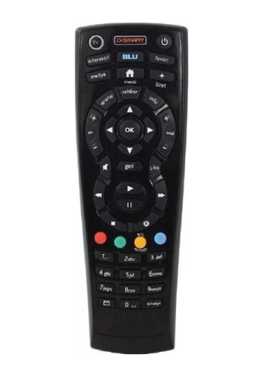 Akıllı Kumanda D-smart Blu Home Medya İnteraktif Tuşlu