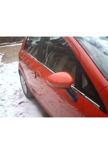 Fiat Punto Krom Cam Çıtası 6 Parça 2006 Üzeri Paslanmaz Çelik