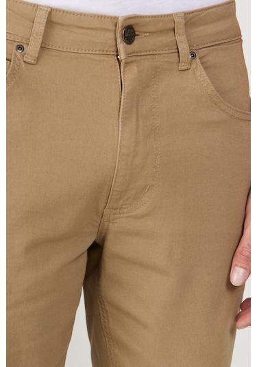 Lee Regular Fit Normal Kesim Normal Bel Bej Şort L78DJHCC75 Bej